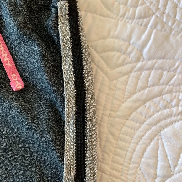 DKNY Little Girl's Joggers, Black Heather, Size 4 - Picture 6 of 8
